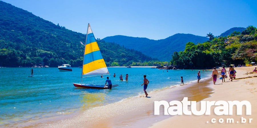 Foto da Praia da Santa Rita Ubatuba - Naturam