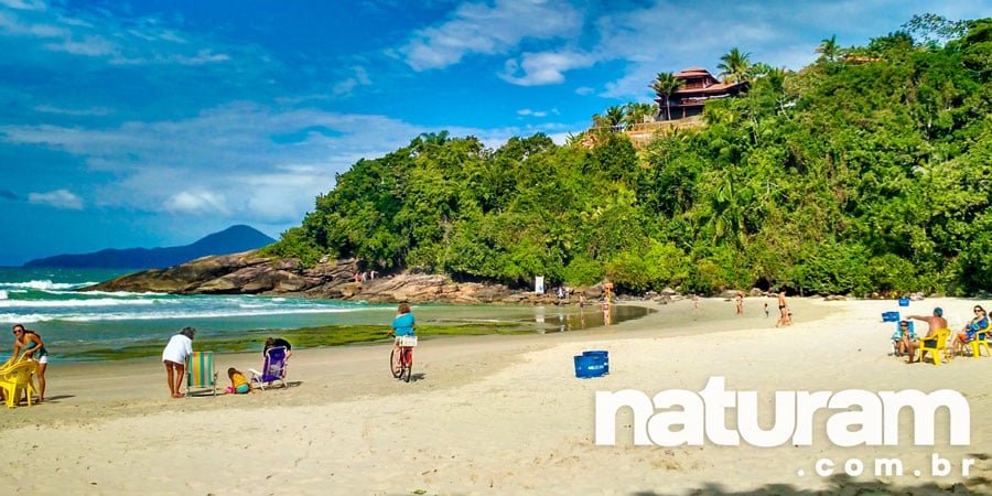 Foto da Praia do Tenório Ubatuba - Naturam