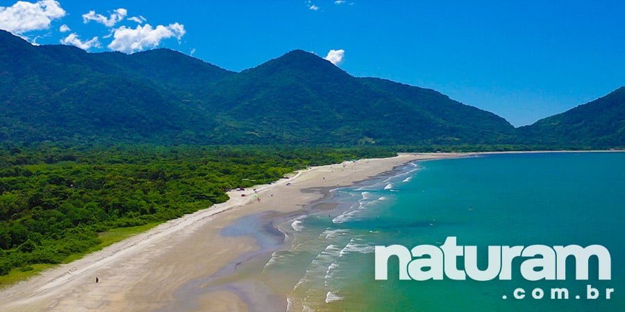 Foto da Praia do Ubatumirim Ubatuba - Naturam