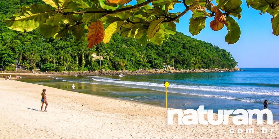 Foto da Barra do Sahy, São Sebastião - Litoral Norte SP - Naturam