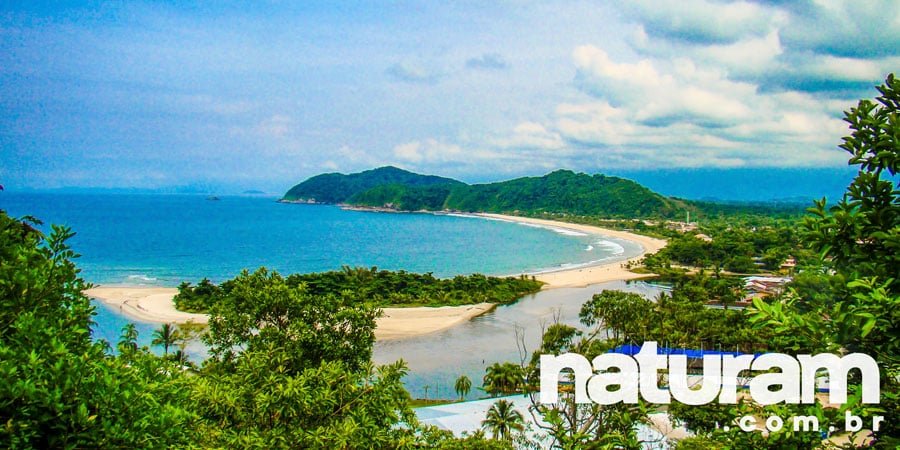 Foto da Praia Barra do Una, São Sebastião - Litoral Norte de SP - Naturam