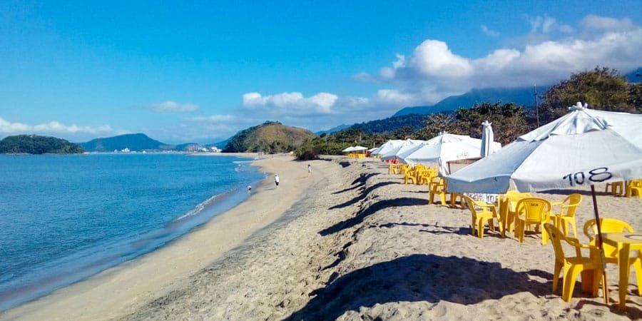 Foto da Praia da Mococa Caraguatatuba - Naturam